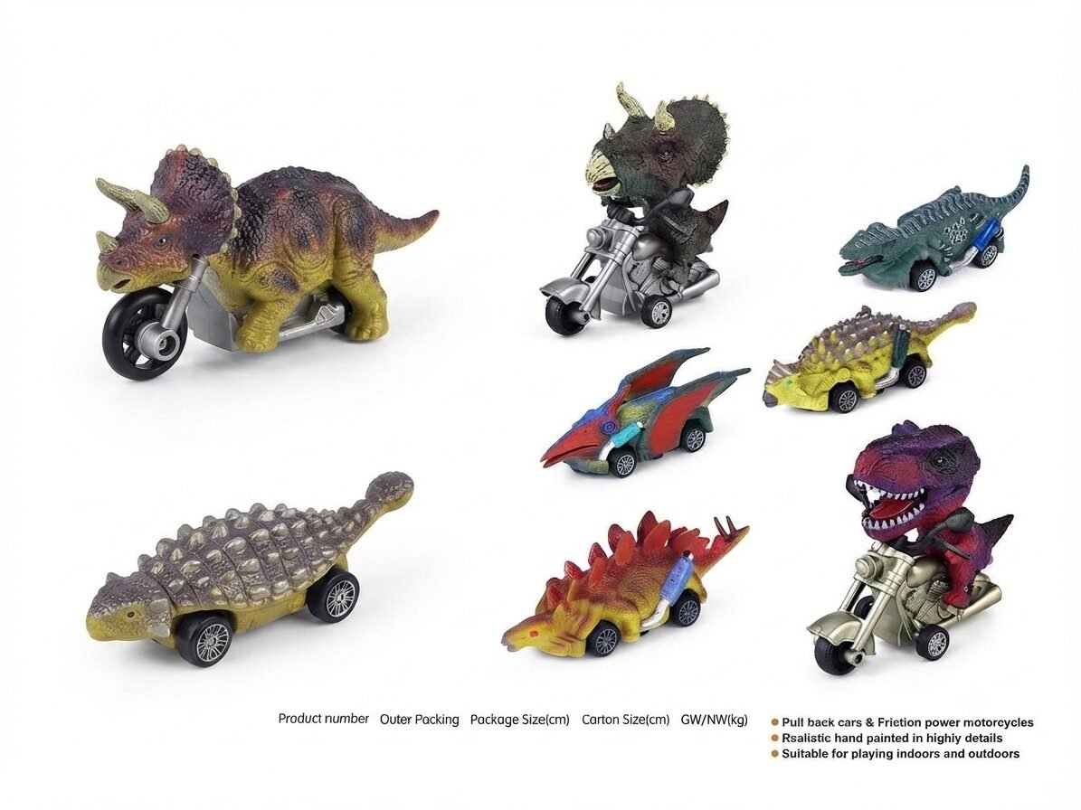 (757-96A)-¡Rápidos y Jurásicos: T-Rex en Dos Ruedas!