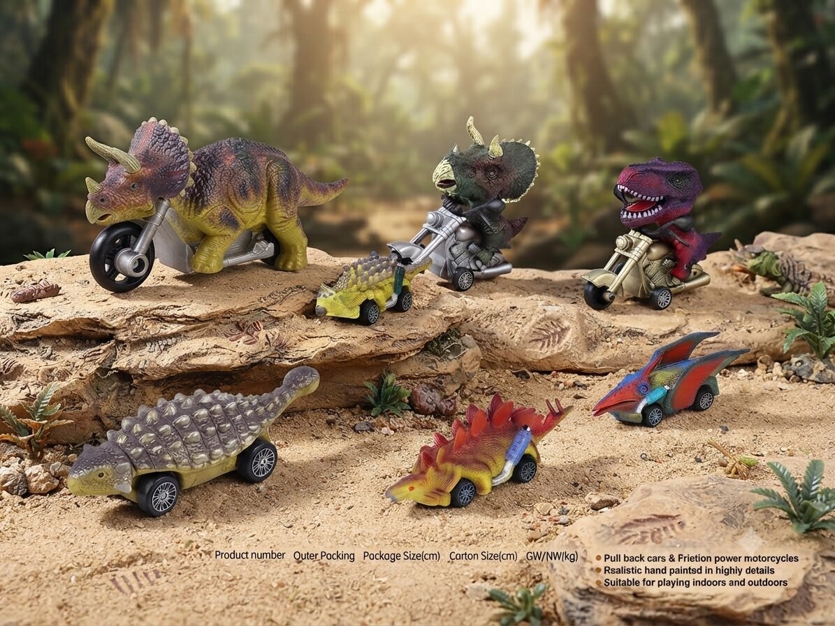 (757-96A)-¡Rápidos y Jurásicos: T-Rex en Dos Ruedas! - Imagen 2