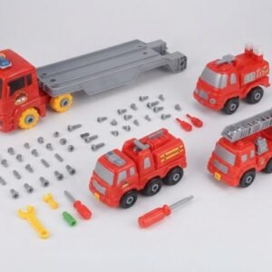 (8637)-¡Estación Móvil DIY: Tu Primer Gran Rescate de Bomberos!