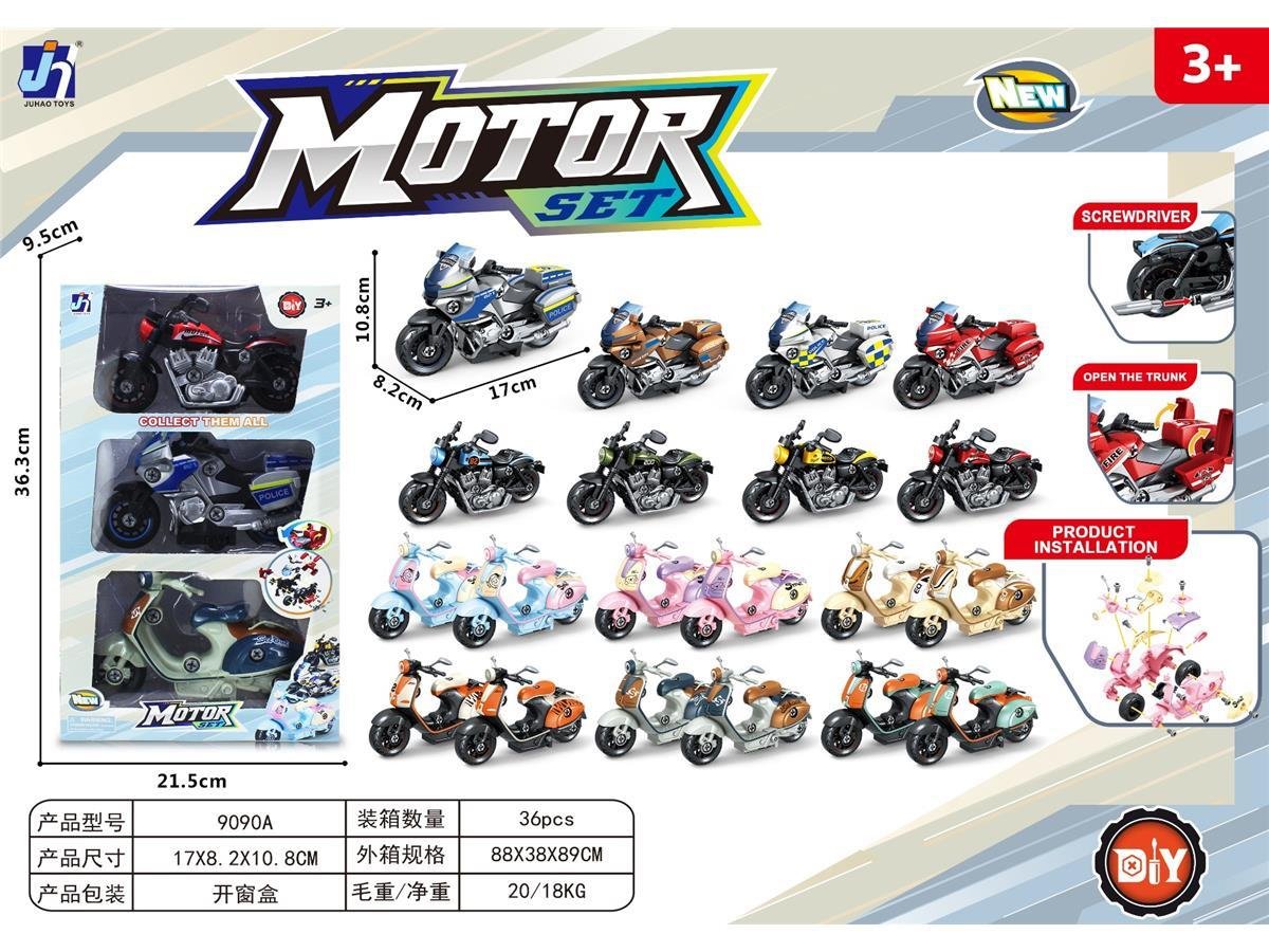 (9090A)-¡El Garaje de las Dos Ruedas: Diseña tu Moto o Scooter Retro! - Imagen 3