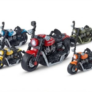 (D500-25D)-Moto Chopper Clásica a Escala 1:24 'Espíritu de Carretera'