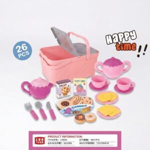 (LY8653)-Set de Picnic "Play House" Maletín DIY de 26 Piezas