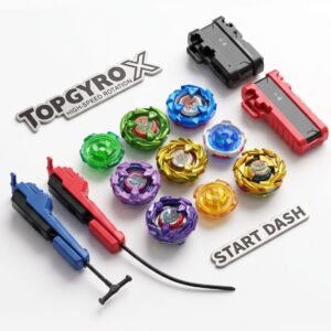 (BB339C)-Set de peonzas "Top Gyro X" de Alta Velocidad