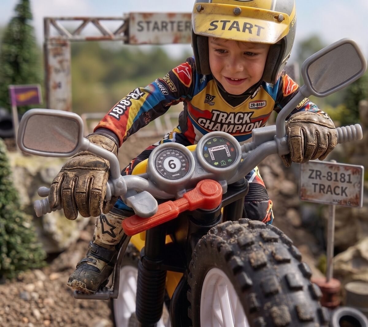 (ZR-8181)-Moto de Cross Juguete Desarmable con Accesorios y Herramientas - Motor Force - Imagen 6