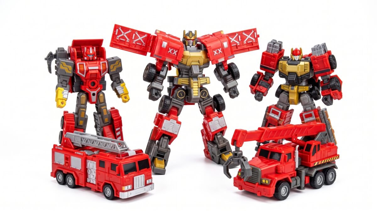 (XL91848C)-Camión de Bomberos Transformable "Flame Fire Control" - Serie de Rescate