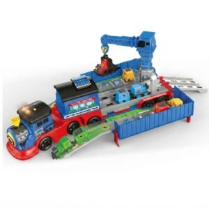 (JP588-99)-Base de Tren Pista de Carreras y Lanzador JP588-99 Jipao Toys