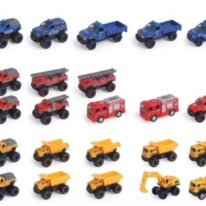 (779-67-67A-67C)-Pack de 8 Camionetas Monster "Furia Todo Terreno" a Fricción