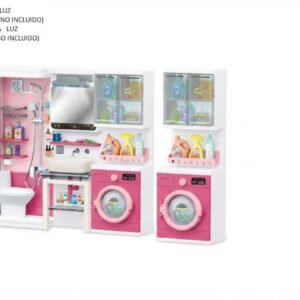 (818-330)-Set Gigante de Baño, Ducha y Lavandería "Home Toilet" Deluxe