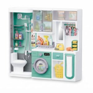 (818-363)-Set Completo de Baño, Lavadora y Ducha con Luz y Sonido - Home Toilet Shower Room