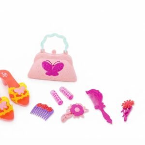 (3666-2-3)-Set de Belleza y Accesorios "Beautiful Jewery" con Cartera Rosa