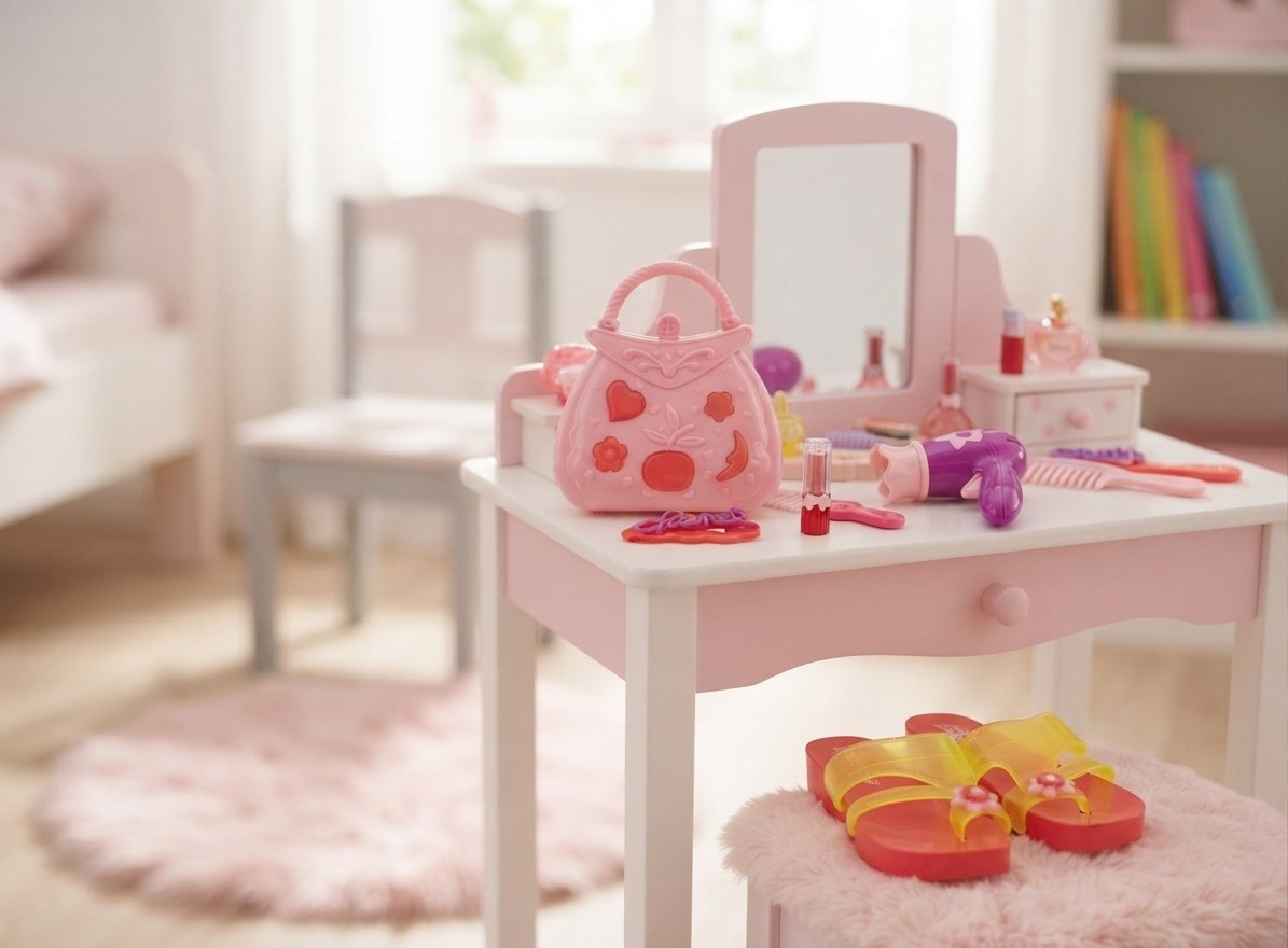 (3666-2-3)-Set de Belleza y Accesorios "Beautiful Jewery" con Cartera Rosa - Imagen 10