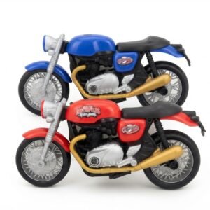 (8821)-Set Dueto de Motocicletas Clásicas de Fricción "City Rescue Team"