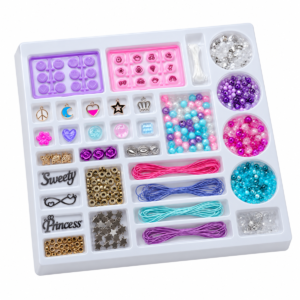 11715 Joyería creativa con cuentas, dijes y cordones de colores