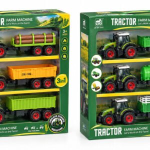 5279-186B 5279-188A sets de tractores en fondo blanco