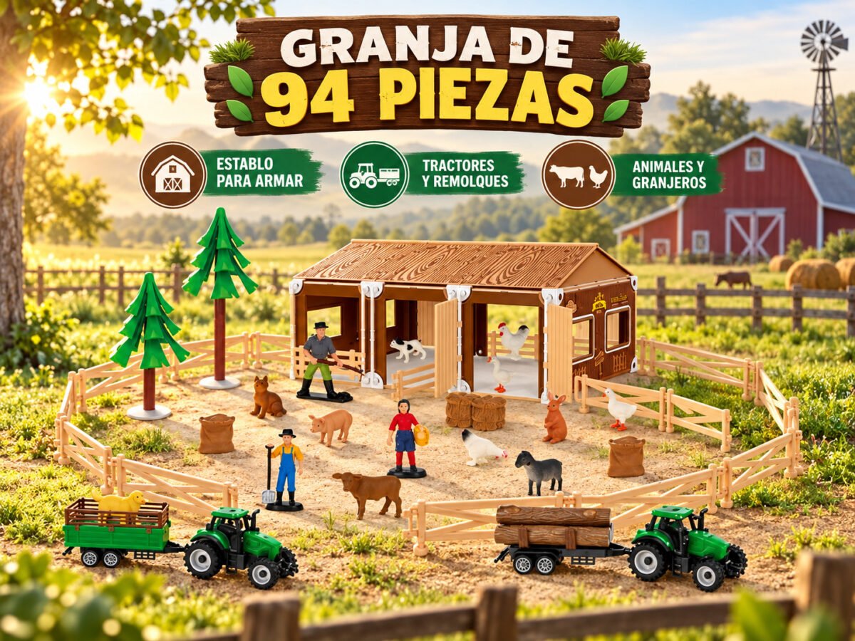 5279-64 arte comercial granja de 94 piezas