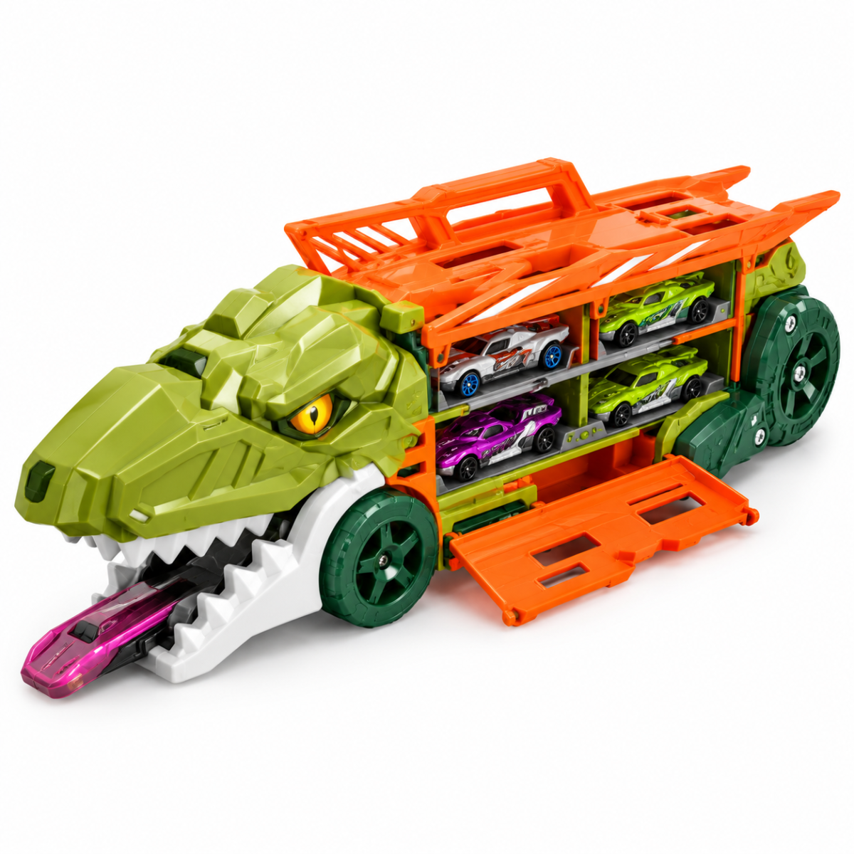 660-S118-S120 Dinosaurio portacarritos transformable - Imagen 3