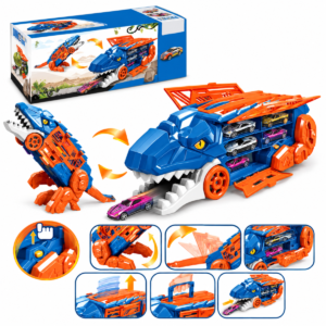 660-S121 Dinosaurio transformable portacarritos