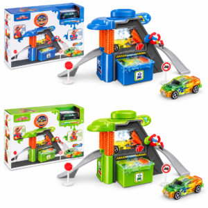 660-S122-S124 Autolavado de juguete con carrito cambia color