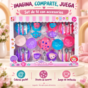 770 juego de té con accesorios arte