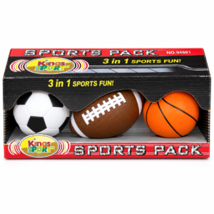 94881 set deportivo de tres pelotas empaque