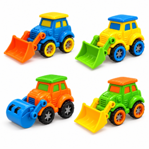 998-37G DES Vehículos de construcción por fricción de colores
