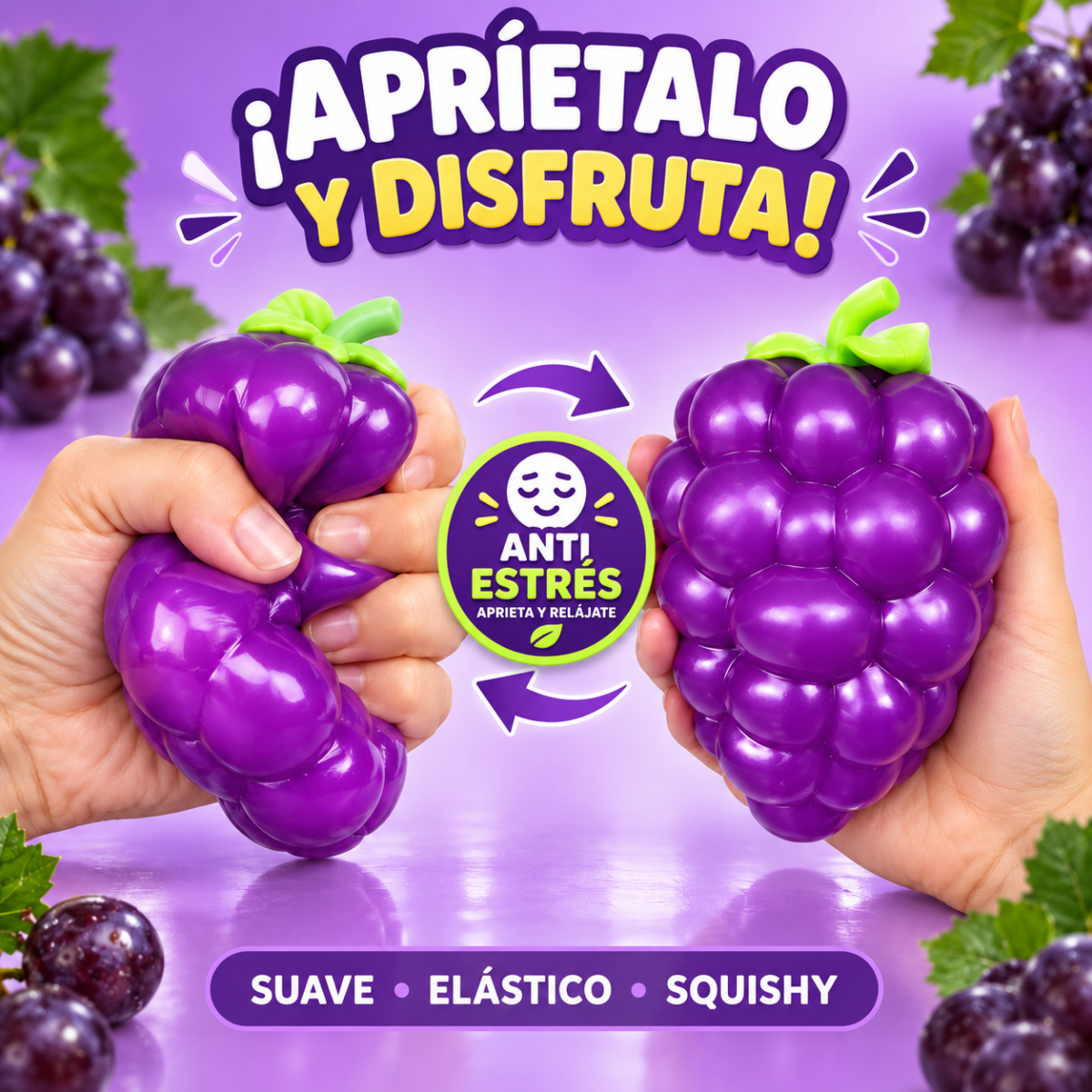 (SQ-34) SUPER SQUISHY DE UVA - Imagen 3