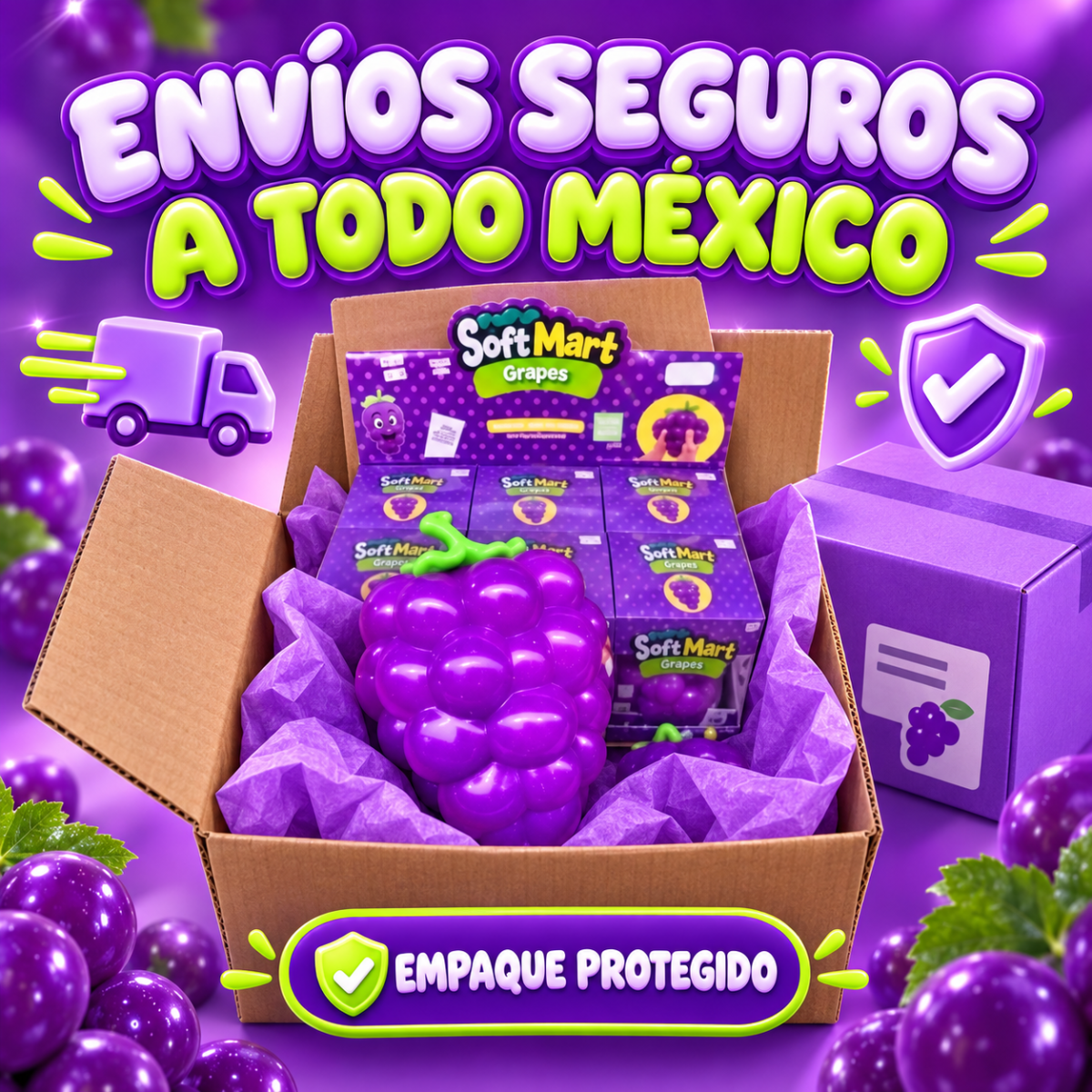 (SQ-34) SUPER SQUISHY DE UVA - Imagen 4