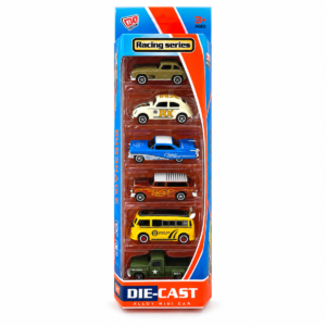 Set de seis carritos Racing Series JM52266-2-15 clasicos