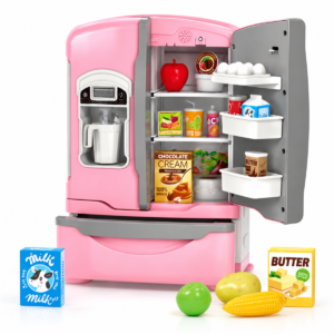 LS820C78 Refrigerador de juguete con luz, música y accesorios