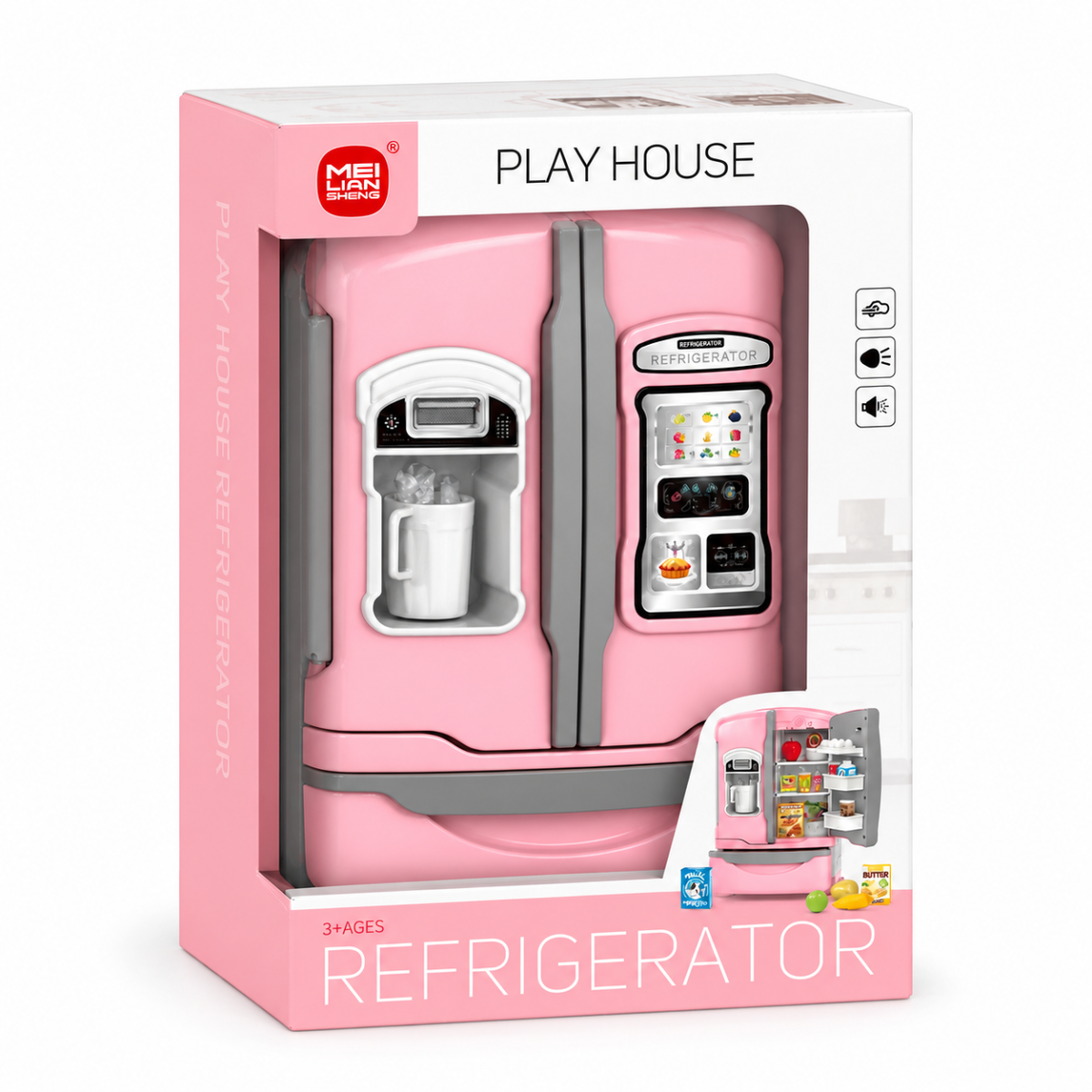 LS820C78 Refrigerador de juguete con luz, música y accesorios - Imagen 4