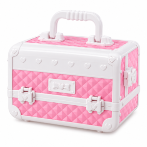M-644 Maletín de maquillaje infantil con espejo y paletas desplegables