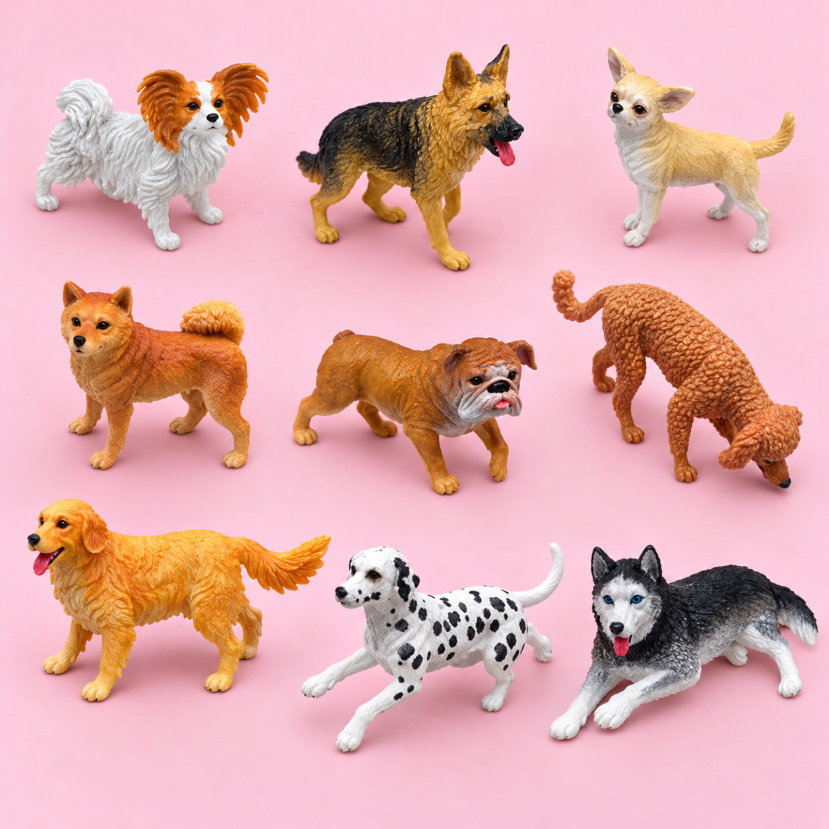MG7-012 Figuras de perros de distintas razas - Imagen 3