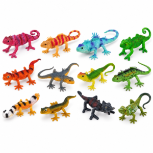 PX6-012 Figuras de reptiles de colores