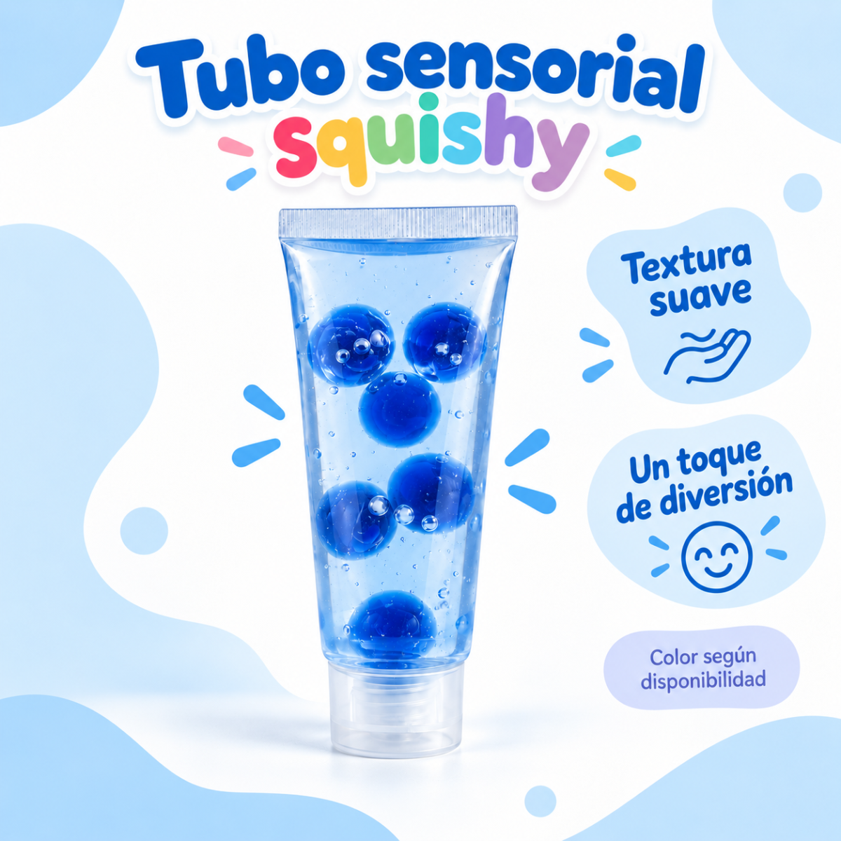 SQ-07 Tubo sensorial squishy — arte diseno