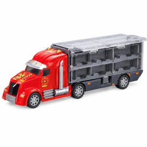 (068-125-126-129) Camión transportador con compartimentos y vehículos