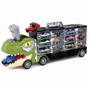 (068-180) Camión dinosaurio transportador de autos