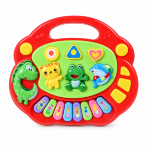 (5097) Piano infantil con botones de animales y asa