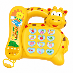 (66014) Teléfono musical de juguete con diseño de jirafa