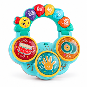 (855-176A) Tambor musical infantil con notas de colores