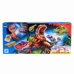 (8899-93) Pista de autos con dinosaurio y sonidos