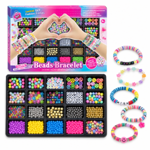 (955-56) Cuentas de colores para crear pulseras