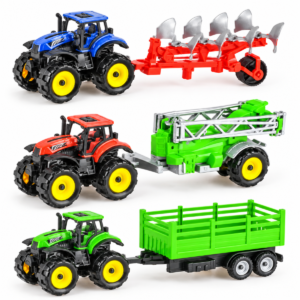 (9871-20) Tractores de juguete con accesorios agrícolas