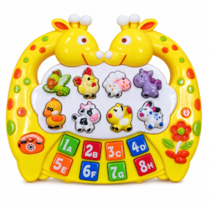(CY-7083B) Piano de animales con jirafas y teclas de colores