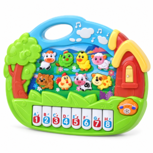 (CY-8018C) Piano musical infantil casa de animales