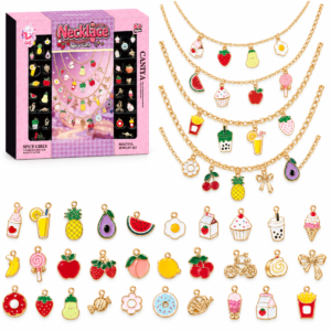 (HZX-955-395) Collares creativos con dijes de frutas y alimentos