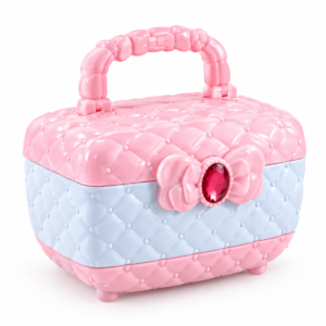 (M-623) Maletín de maquillaje infantil con espejo y cajón deslizante