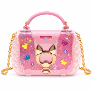 (M-711) Bolso de maquillaje infantil con espejo y cadena
