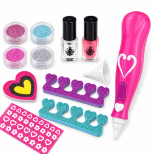 (MBK-358) Decoración de uñas con aplicador de brillo y accesorios