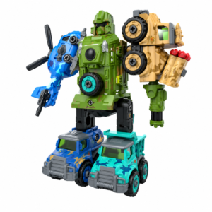 (RL589-17B) Robot armable con vehículos de juguete