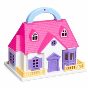 (YB8049-1) Casita de juguete portátil con asa